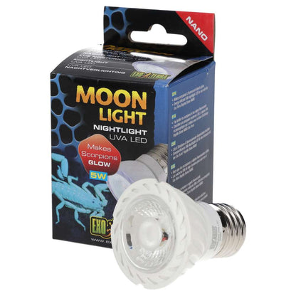 Exo Terra Moonlight UVA LED NANO 5W Reptile Night Bulb PT2367