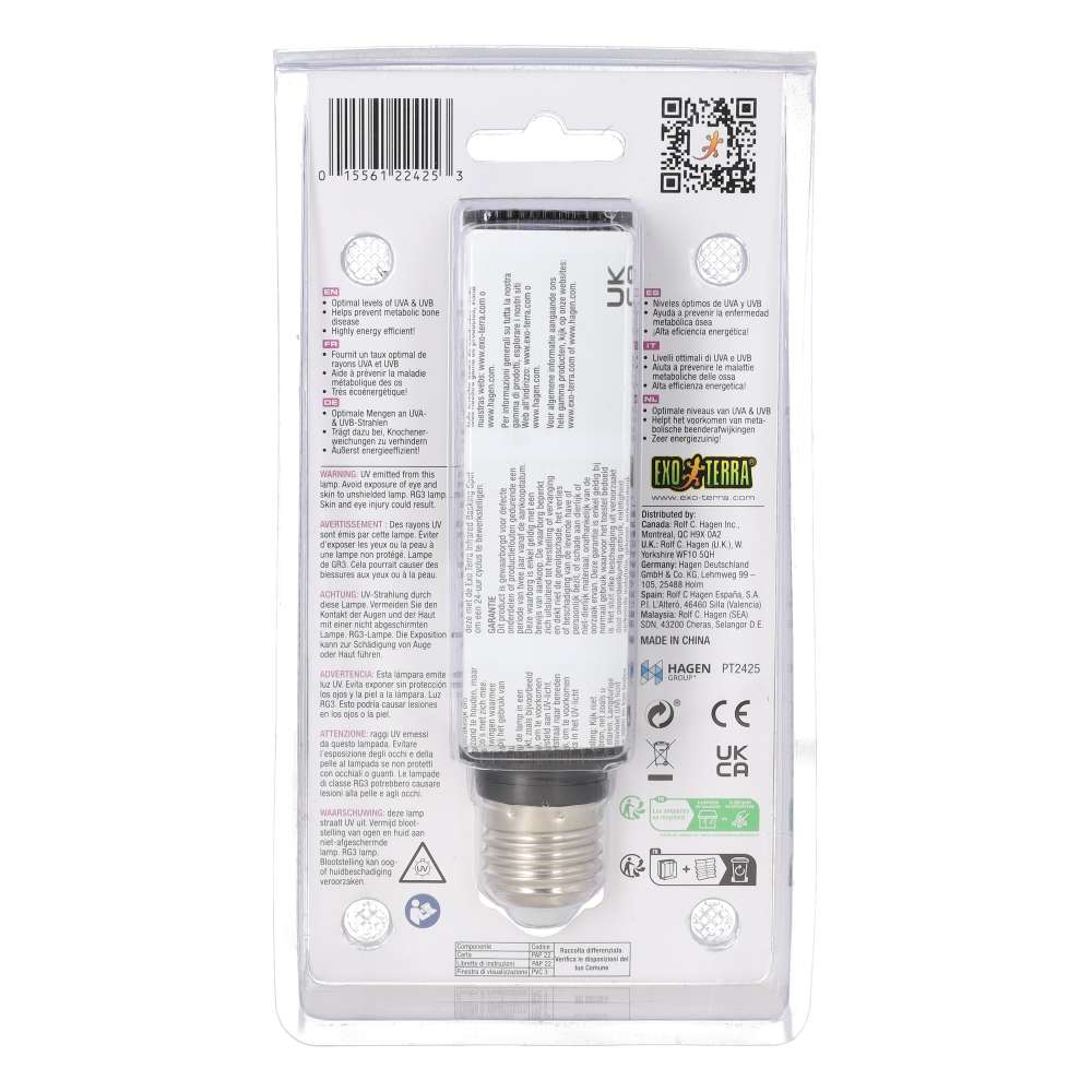 Exo Terra TerraSky UVB LED Terrarium Bulb 9w