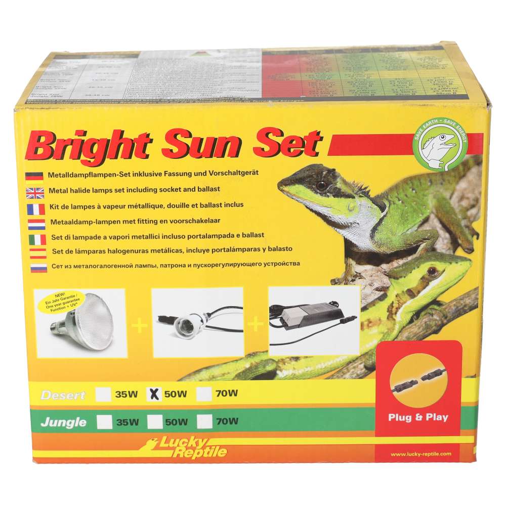 Lucky Reptile Bright Sun Evo SET Desert 50W (BSS-D50) Metal Halide Kit