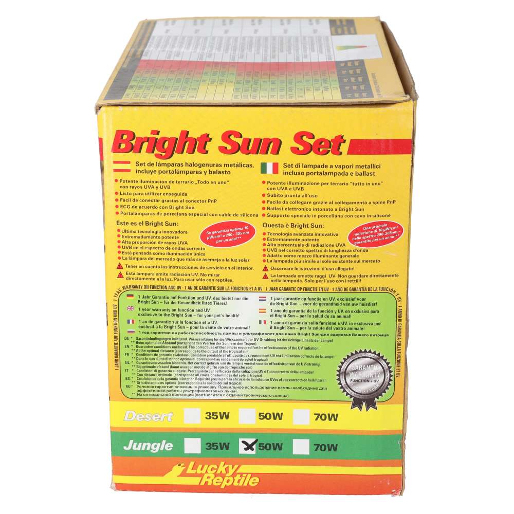 Lucky Reptile Bright Sun Evo SET Jungle 50W | Metal Halide Vivarium Kit