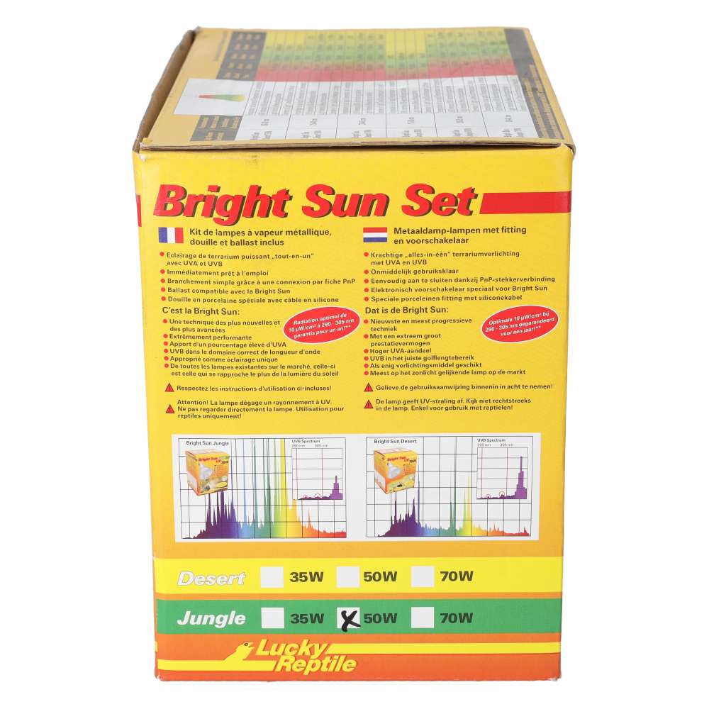 Lucky Reptile Bright Sun Evo SET Jungle 50W | Metal Halide Vivarium Kit