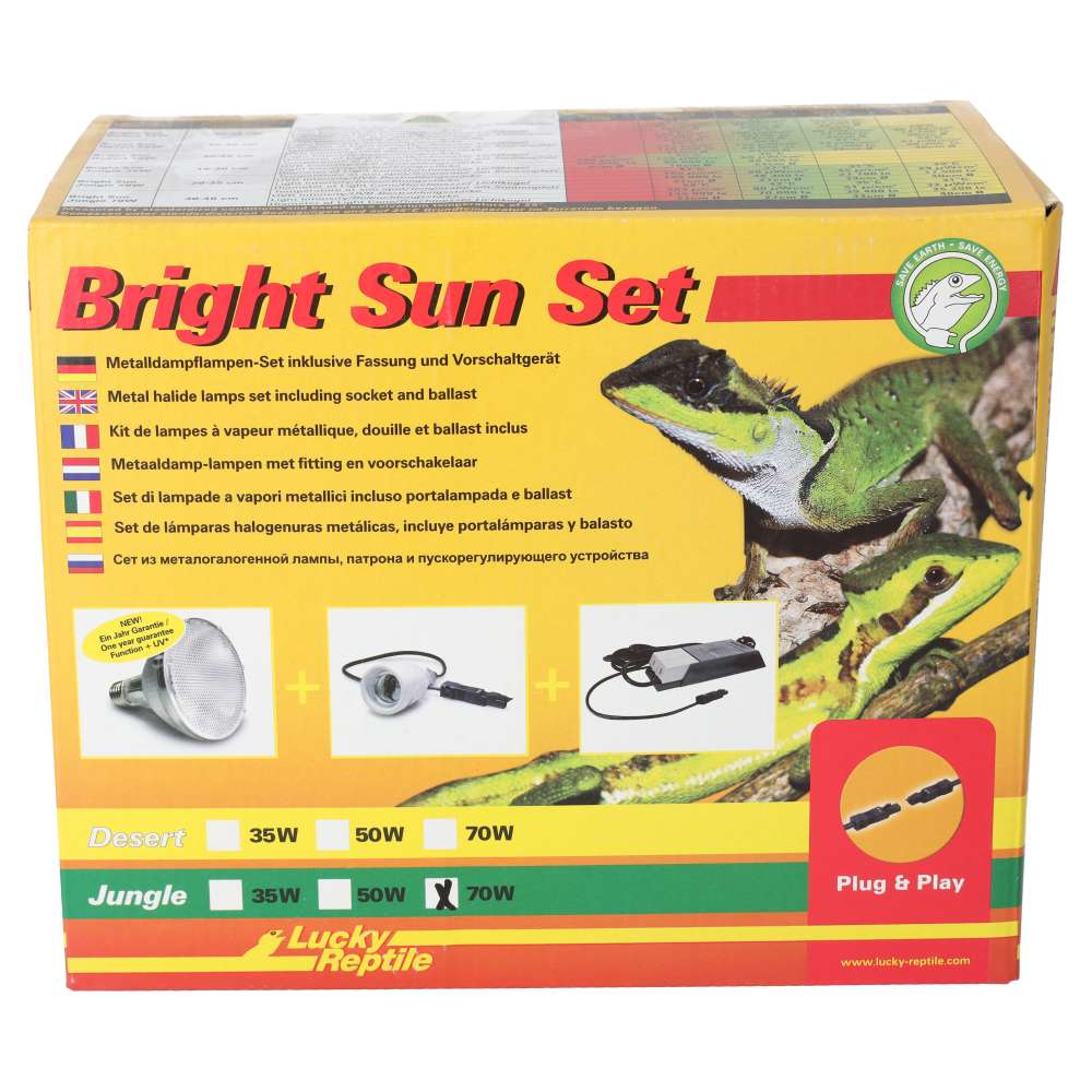 Lucky Reptile Bright Sun Evo SET Jungle 70W (BSS-J70) Metal Halide Kit