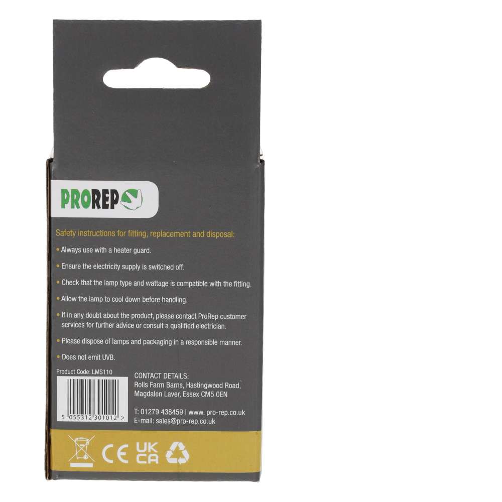 ProRep Basking Spotlamp 60W ES | Reptile Vivarium Basking Bulb
