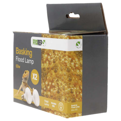Pro Rep Basking Flood Lamp (ES) Screw Two Pack