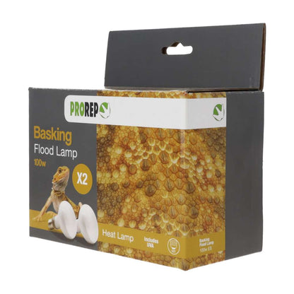 Pro Rep Basking Flood Lamp (ES) Screw Two Pack