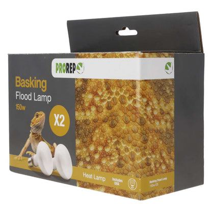 Pro Rep Basking Flood Lamp (ES) Screw Two Pack
