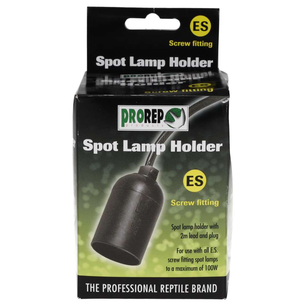 ProRep Screw-Fit Lamp Fitting with Plug for Vivarium Lighting