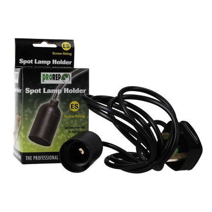 ProRep Screw-Fit Lamp Fitting with Plug for Vivarium Lighting