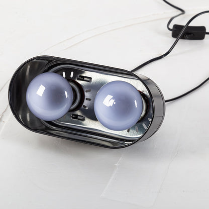 ReptiZoo Mini Dual Lamp Dome | Twin Fitting Max 40W x2 | Reptile Vivarium