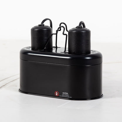 ReptiZoo Mini Dual Lamp Dome | Twin Fitting Max 40W x2 | Reptile Vivarium