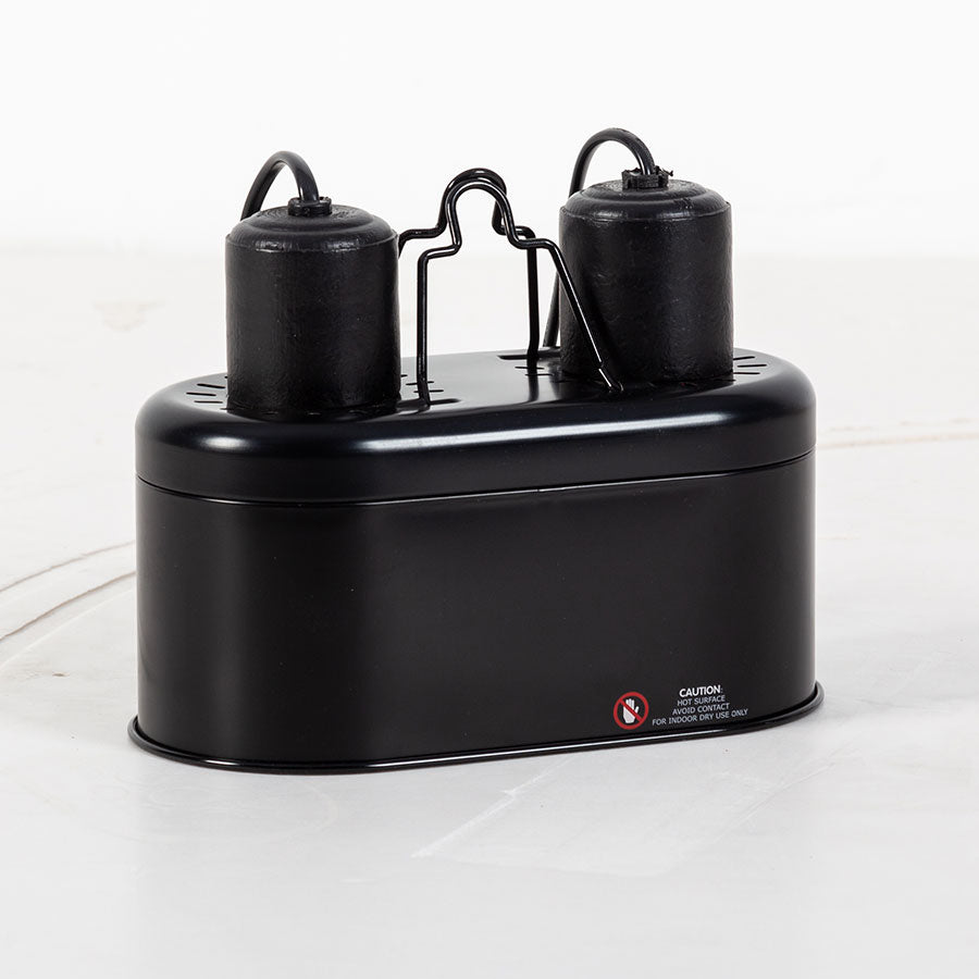 ReptiZoo Mini Dual Lamp Dome | Twin Fitting Max 40W x2 | Reptile Vivarium