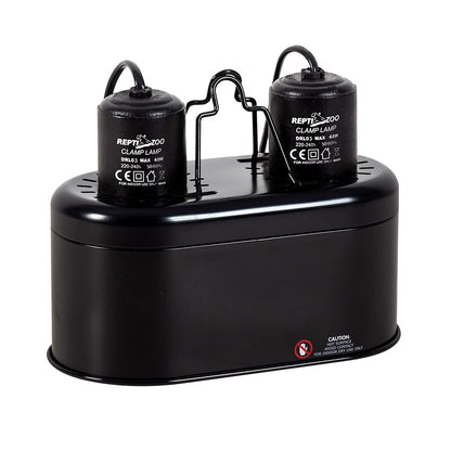 ReptiZoo Nano Dual Dome Lamp Fixture
