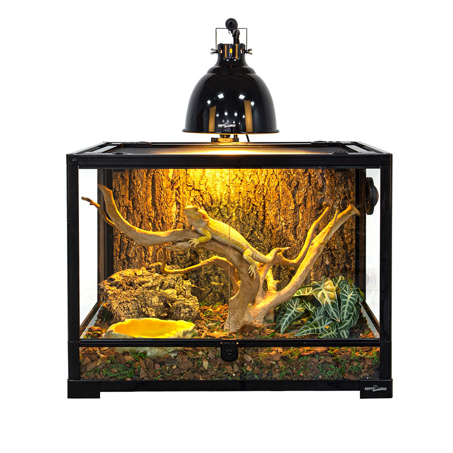 ReptiZoo Adjustable Lamp Dome WIDE 200w | Reptile Basking Fixture