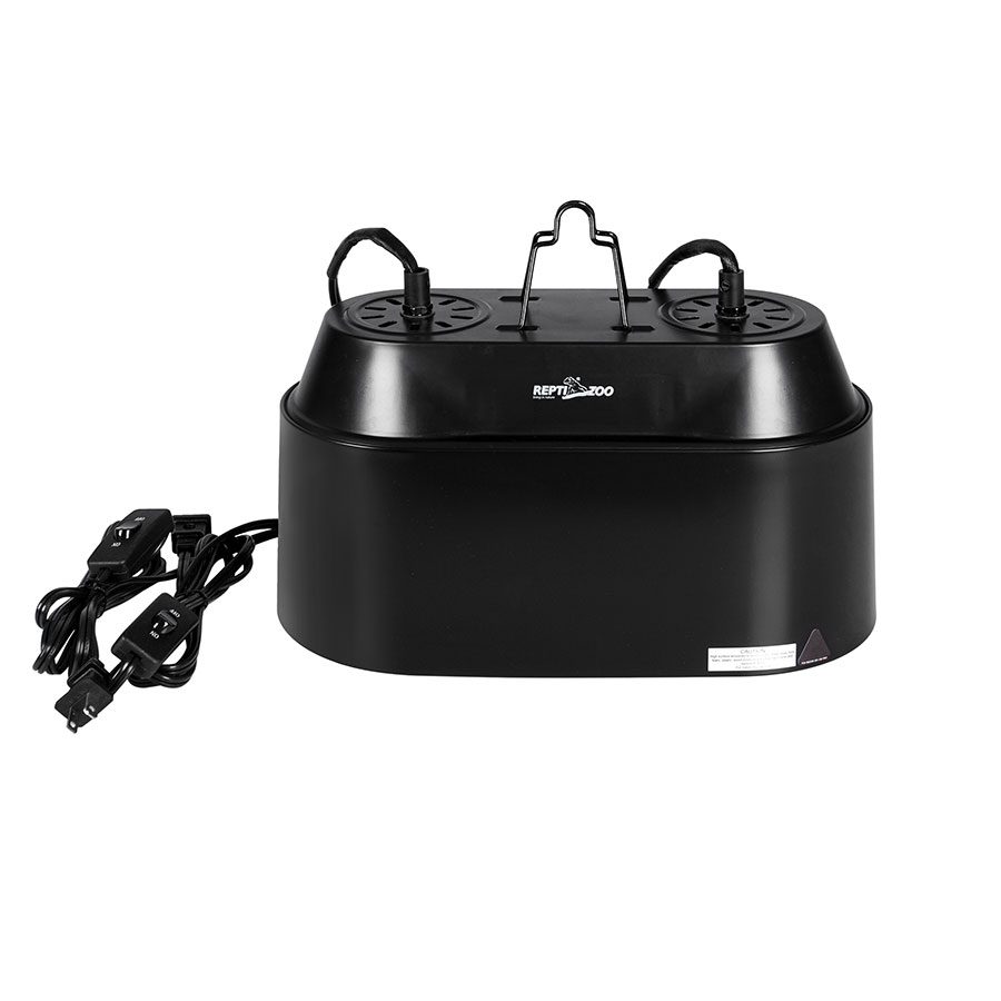 ReptiZoo 2 In 1 Double Dome Lamp Fixture 200w
