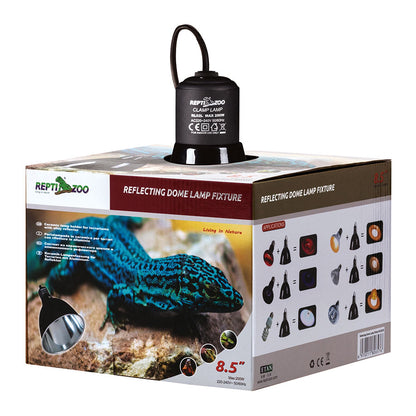 ReptiZoo Reflecting Lamp Dome DEEP - Max 200w | Vivarium Lamp Shade