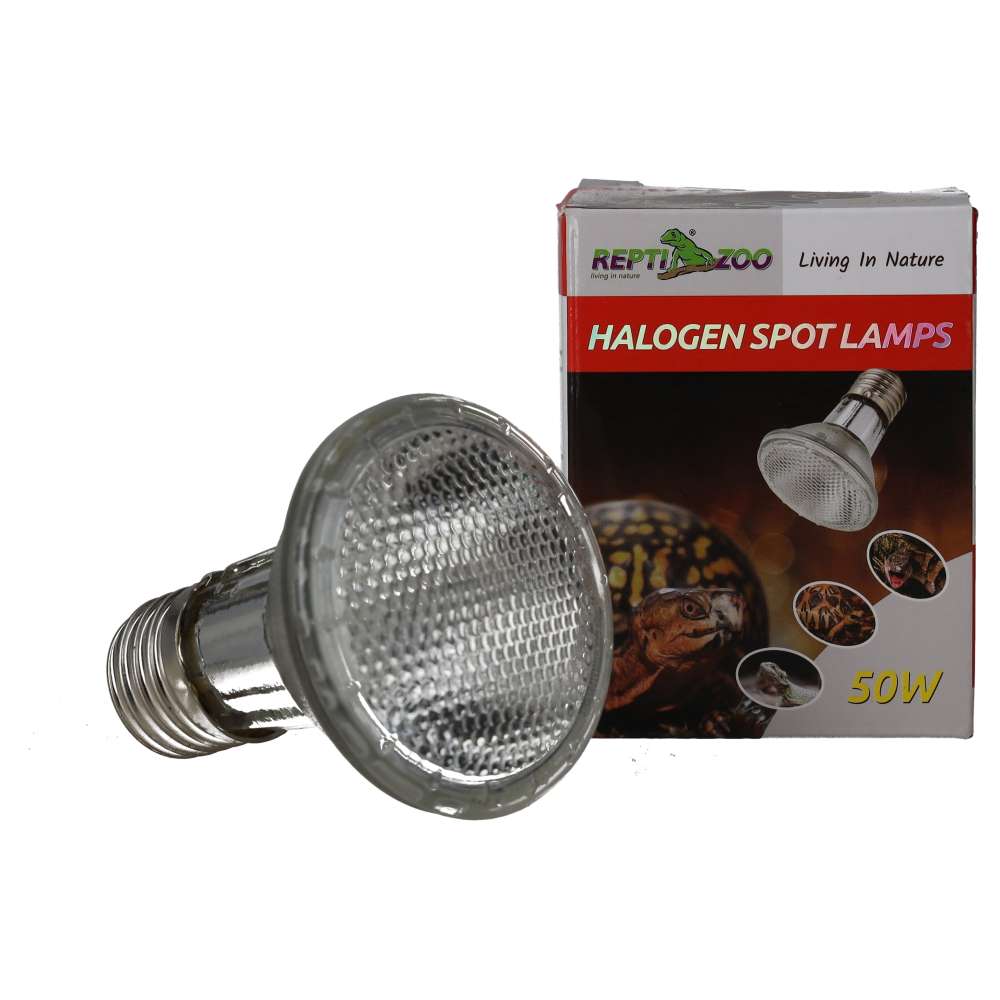 ReptiZoo Halogen Spotlamp 50w PAR2050 Reptile Basking Bulb