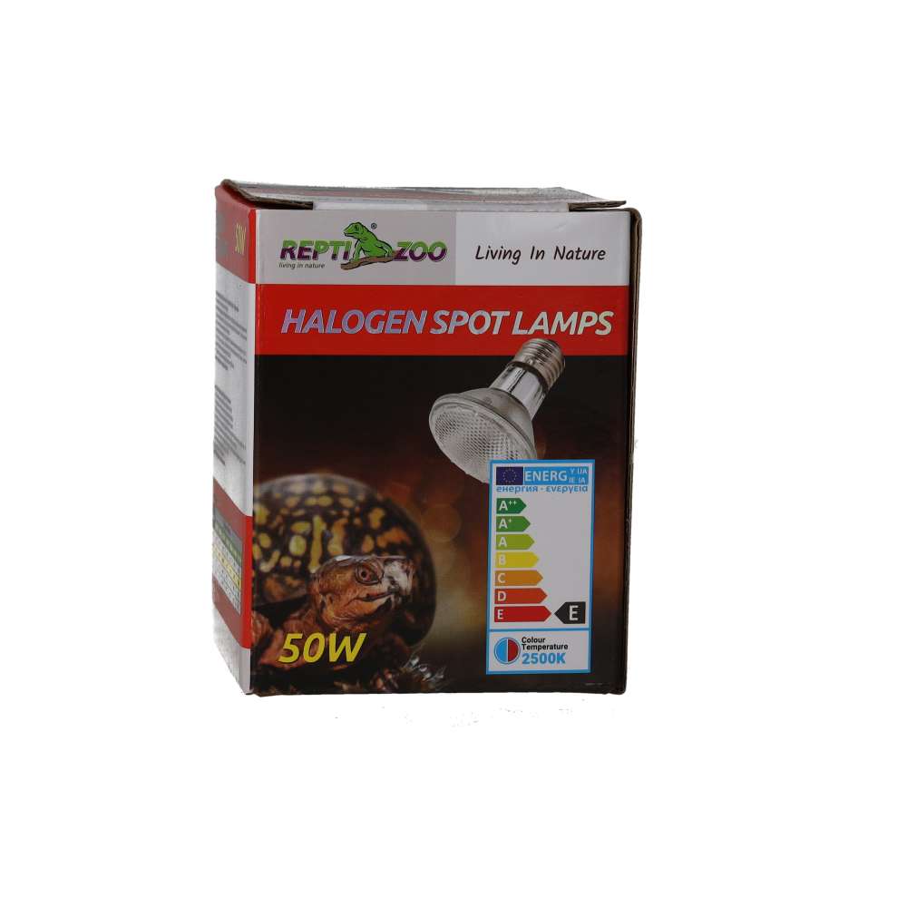 ReptiZoo Halogen Spotlamp 50w PAR2050 Reptile Basking Bulb