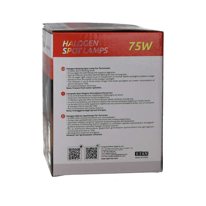 ReptiZoo Halogen Spotlamp 75w PAR3075 – Reptile Basking Lamp