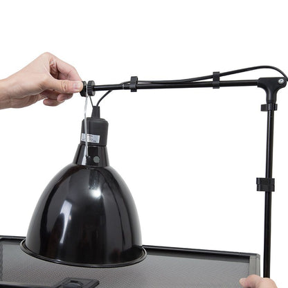 ReptiZoo Lamp Stand (With adhesive fixing)