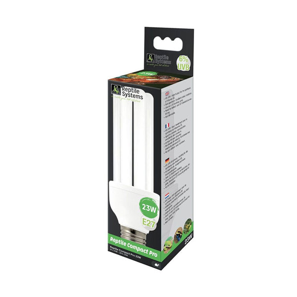 Reptile Systems Compact Pro UVB Lamp - 6% 23w