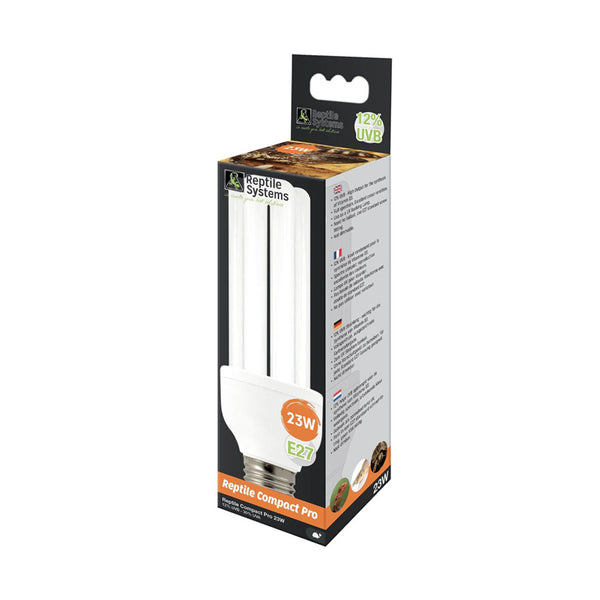 Reptile Systems Compact Pro UVB Lamp - 12% 23w