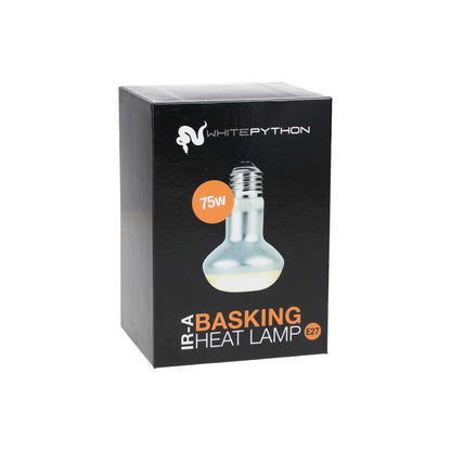 White Python IR-A Basking Lamp 75w | Vivarium Basking Spot Lamp