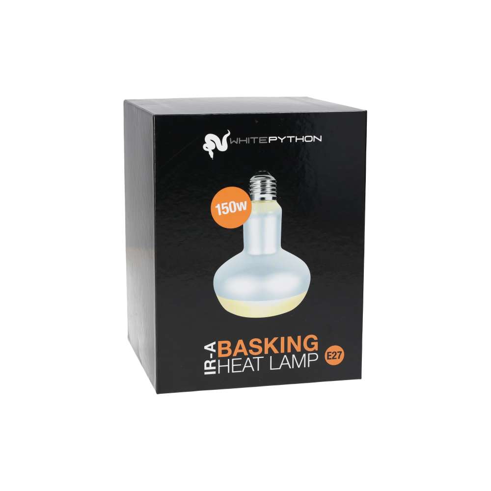 White Python IR-A Basking Lamp 150w | Vivarium Basking Spot Lamp