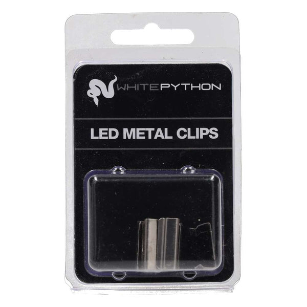 White Python Metal LED Clips