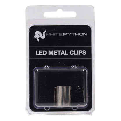 White Python Metal LED Clips