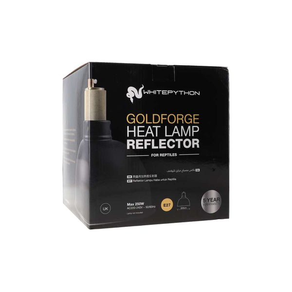 White Python Goldforge Heat Lamp Reflector