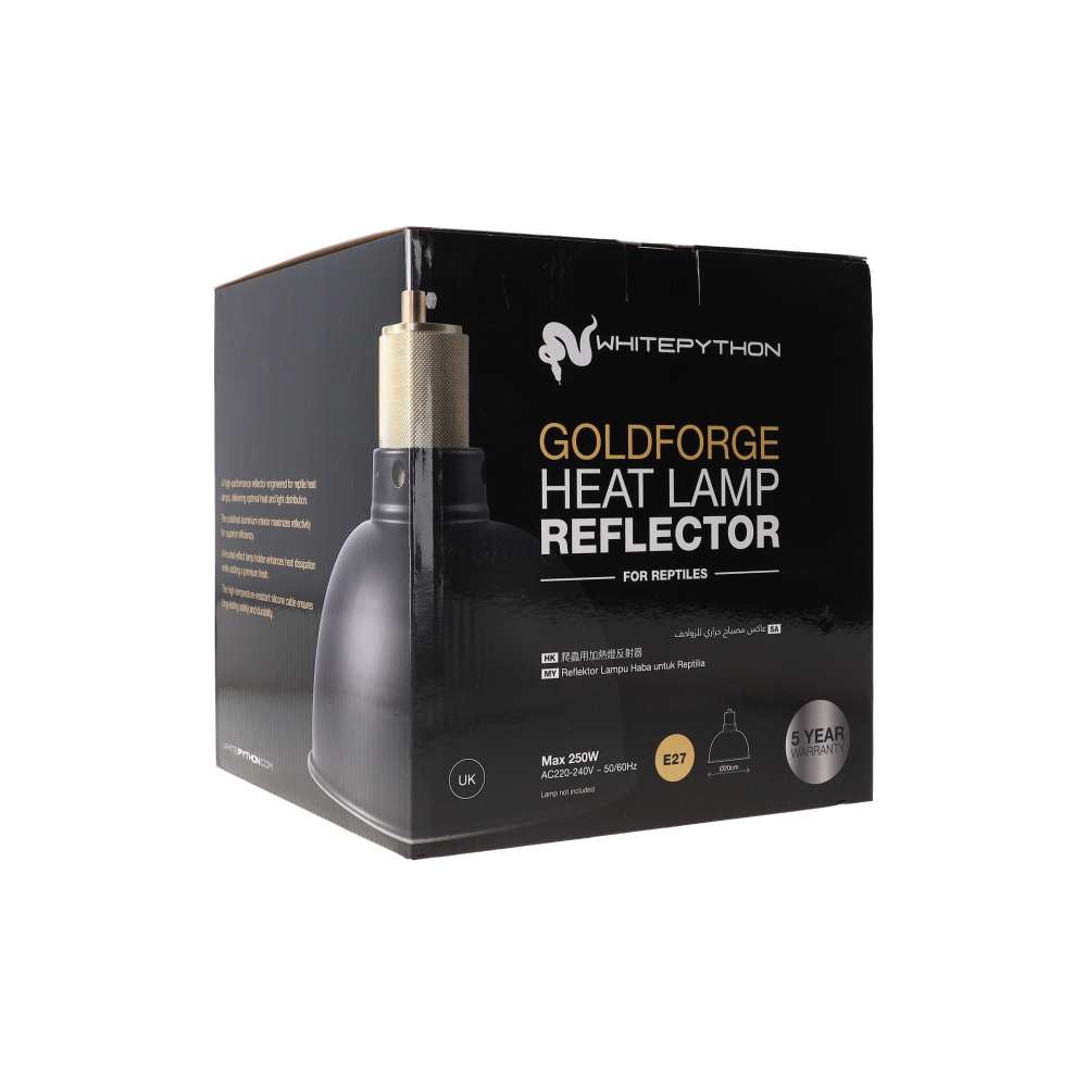 White Python Goldforge Heat Lamp Reflector