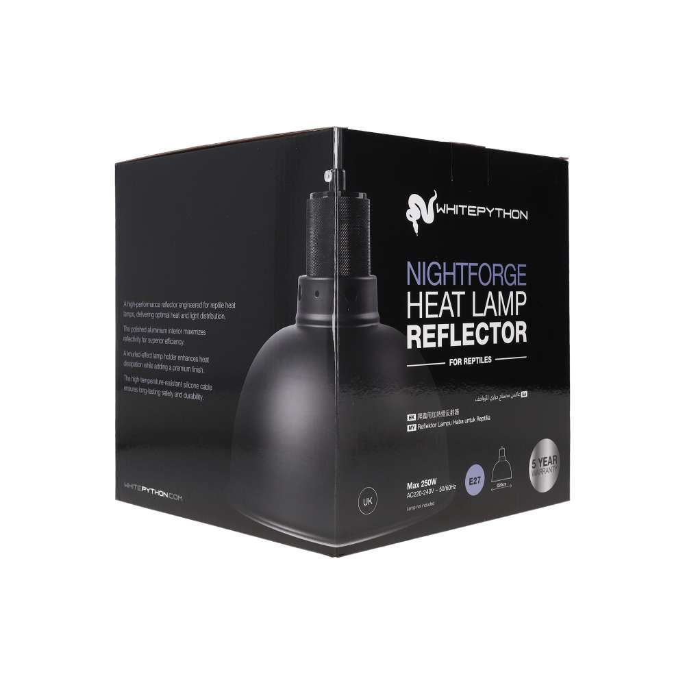 White Python Nightforge Heat Lamp Reflector