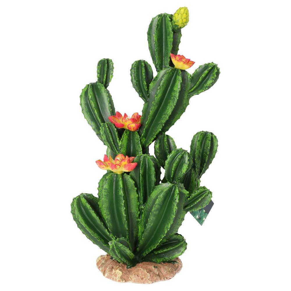 ProRep Flowering Cactus XL Artificial Vivarium Plant 26.5x18.5x42.5cm