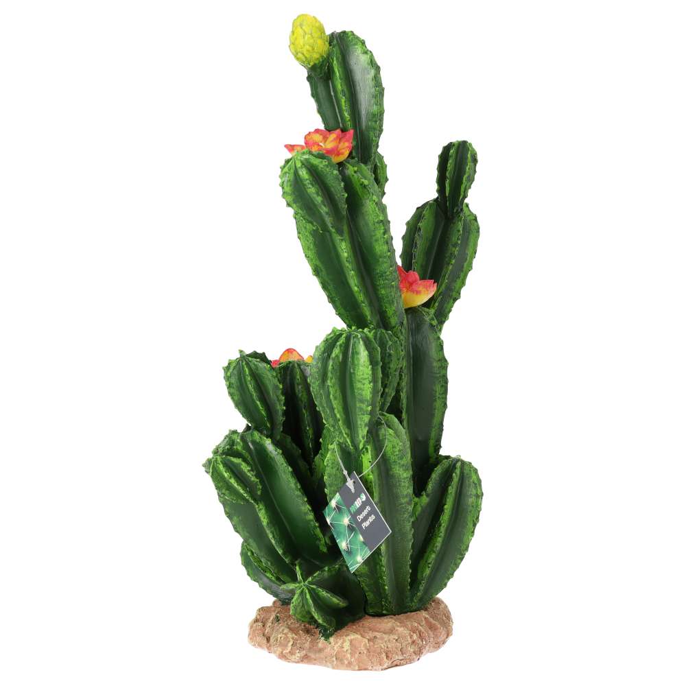 ProRep Flowering Cactus XL Artificial Vivarium Plant 26.5x18.5x42.5cm