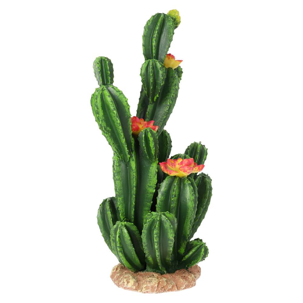 ProRep Flowering Cactus XL Artificial Vivarium Plant 26.5x18.5x42.5cm