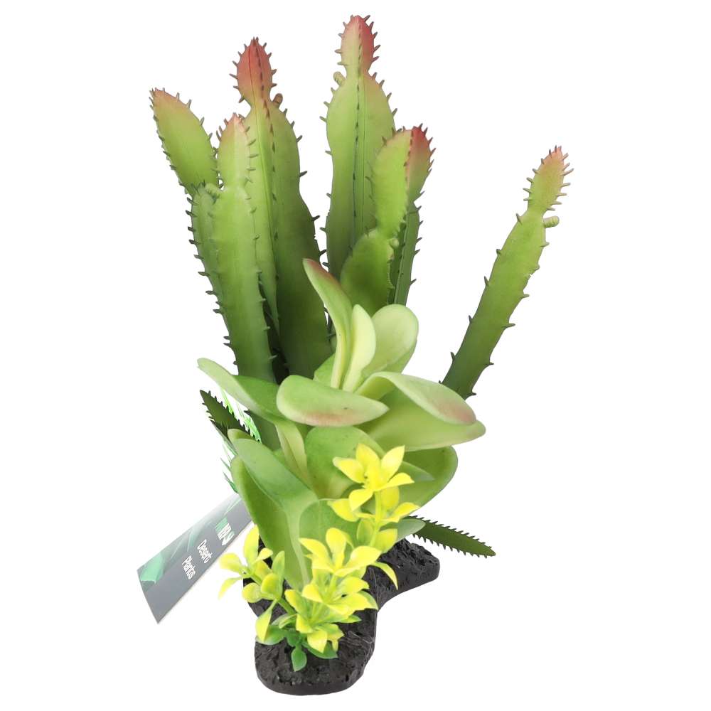 ProRep Artificial Euphorbia Plant on Log
