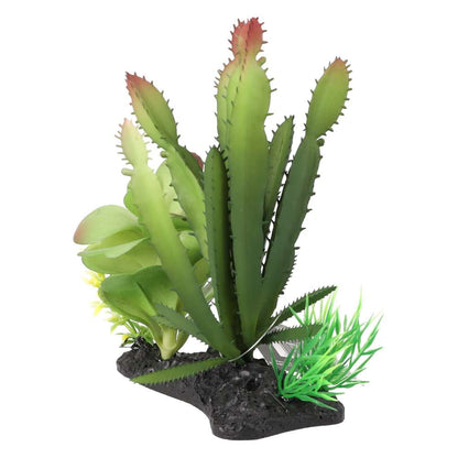 ProRep Artificial Euphorbia Plant on Log