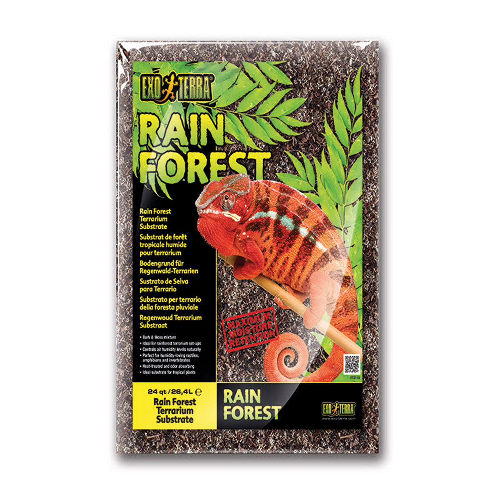 Exo Terra Rain Forest Substrate 8.8L PT3117 | Tropical Vivarium Bark Mix