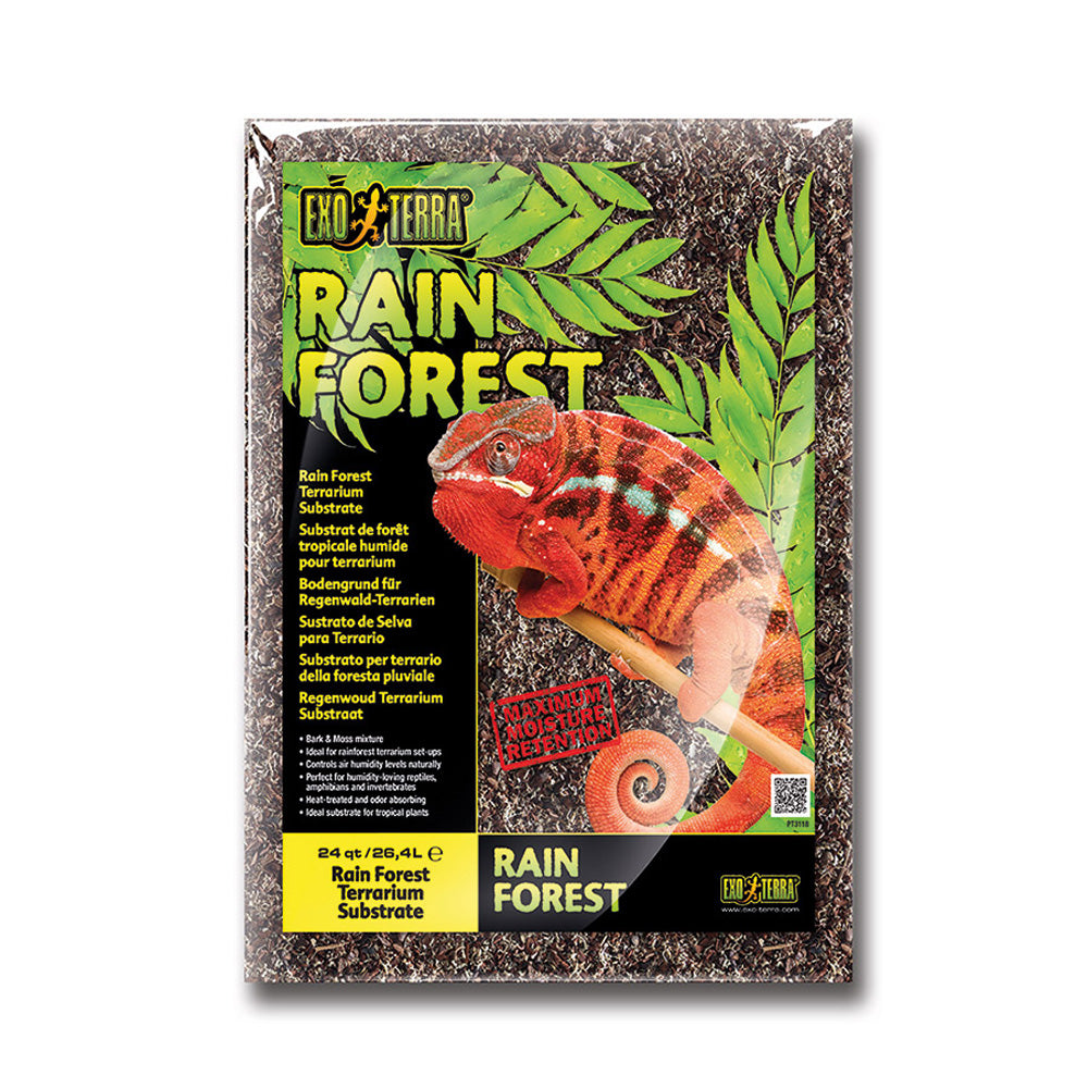 Exo Terra Rain Forest Substrate 26.4L (PT3118) | Tropical Vivarium Bark Mix