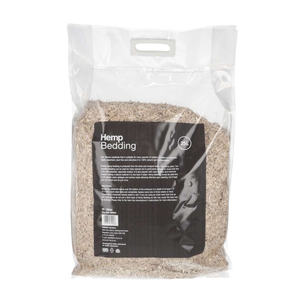 ProRep Hemp Bedding 25 Litre – Reptile & Tortoise Substrate