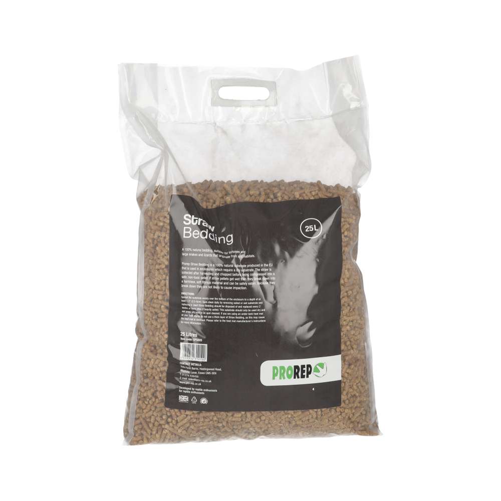ProRep Straw Bedding 25 Litre – Reptile Substrate for Arid Species