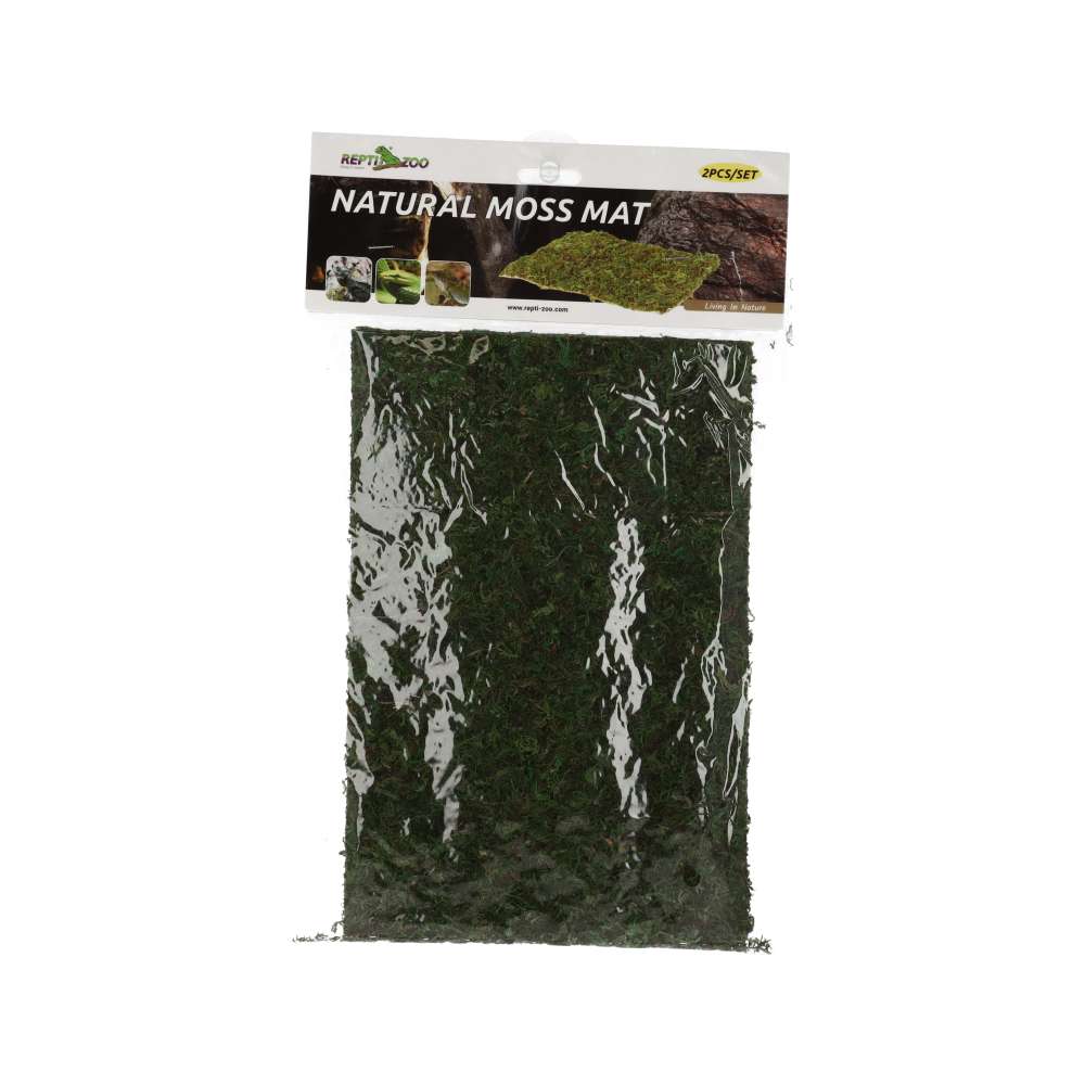 ReptiZoo Natural Moss Mat 30x20cm 2-Pack