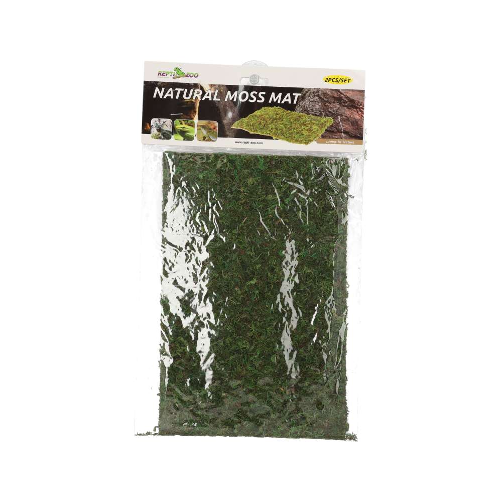ReptiZoo Natural Moss Mat 30x20cm 2-Pack