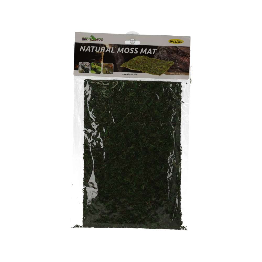 ReptiZoo Natural Moss Mat 30x20cm 2-Pack
