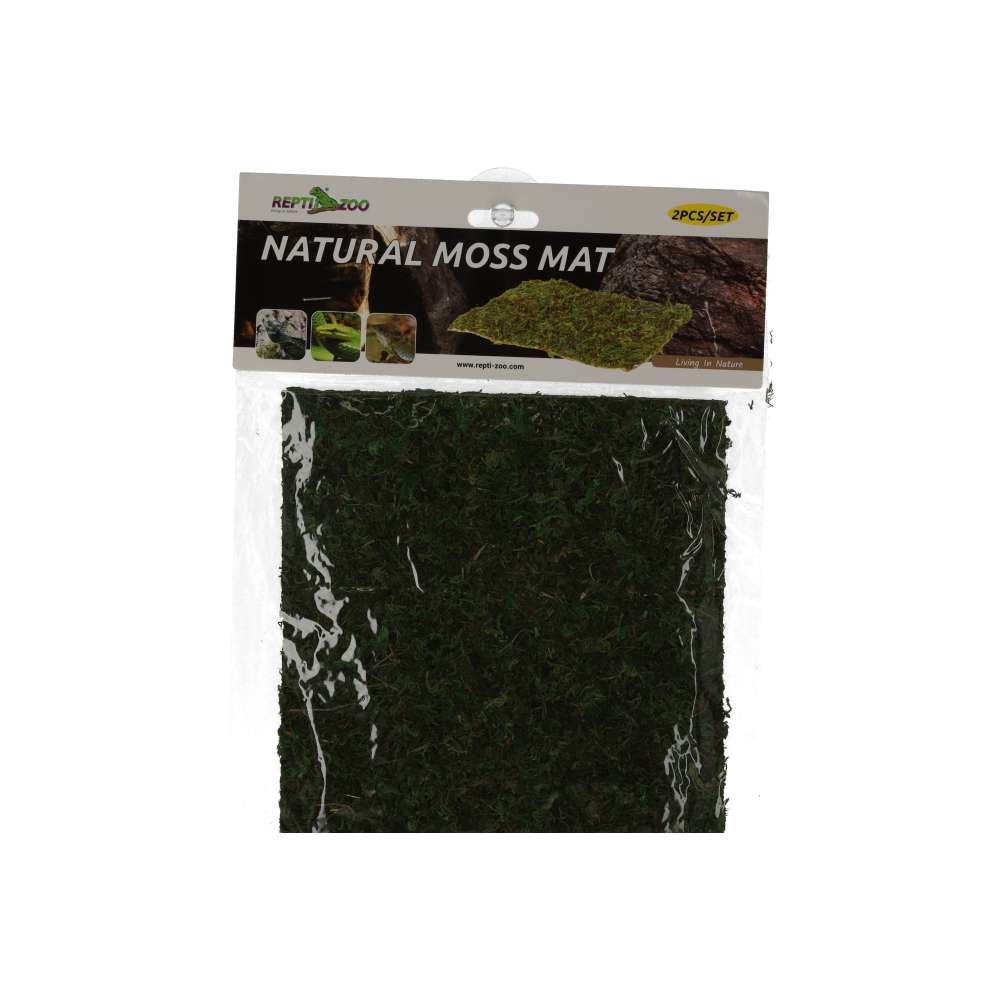 ReptiZoo Natural Moss Mat 30x20cm 2-Pack