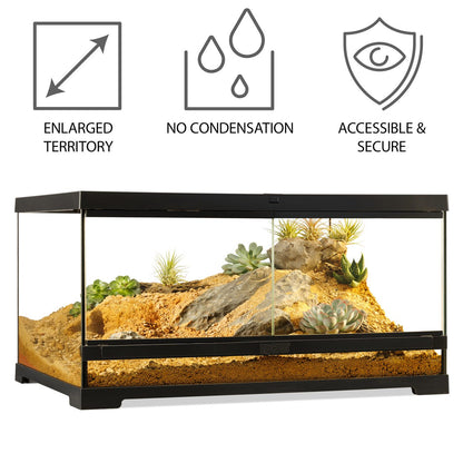 Exo Terra Pro Terrarium Large Low - 90x45x30cm