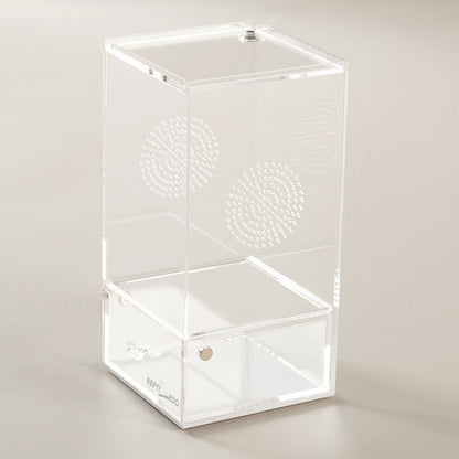ReptiZoo Acrylic Case with Removable Tray 102x102x203mm