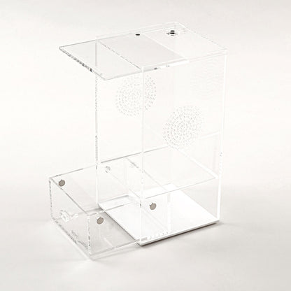 ReptiZoo Acrylic Case with Removable Tray 102x102x203mm