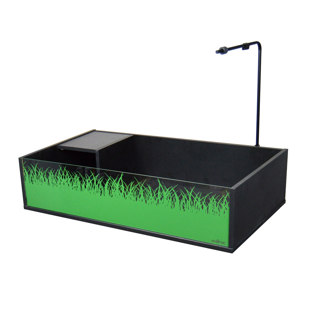 Vivexotic Viva Tortoise Table Black 90cm | Open-Top Tortoise Enclosure