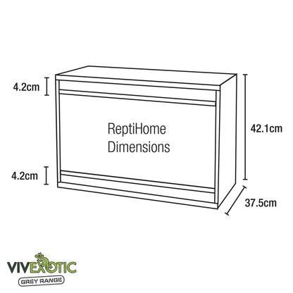 Vivexotic Repti-Home Vivarium - Medium 86x37.5x42cm